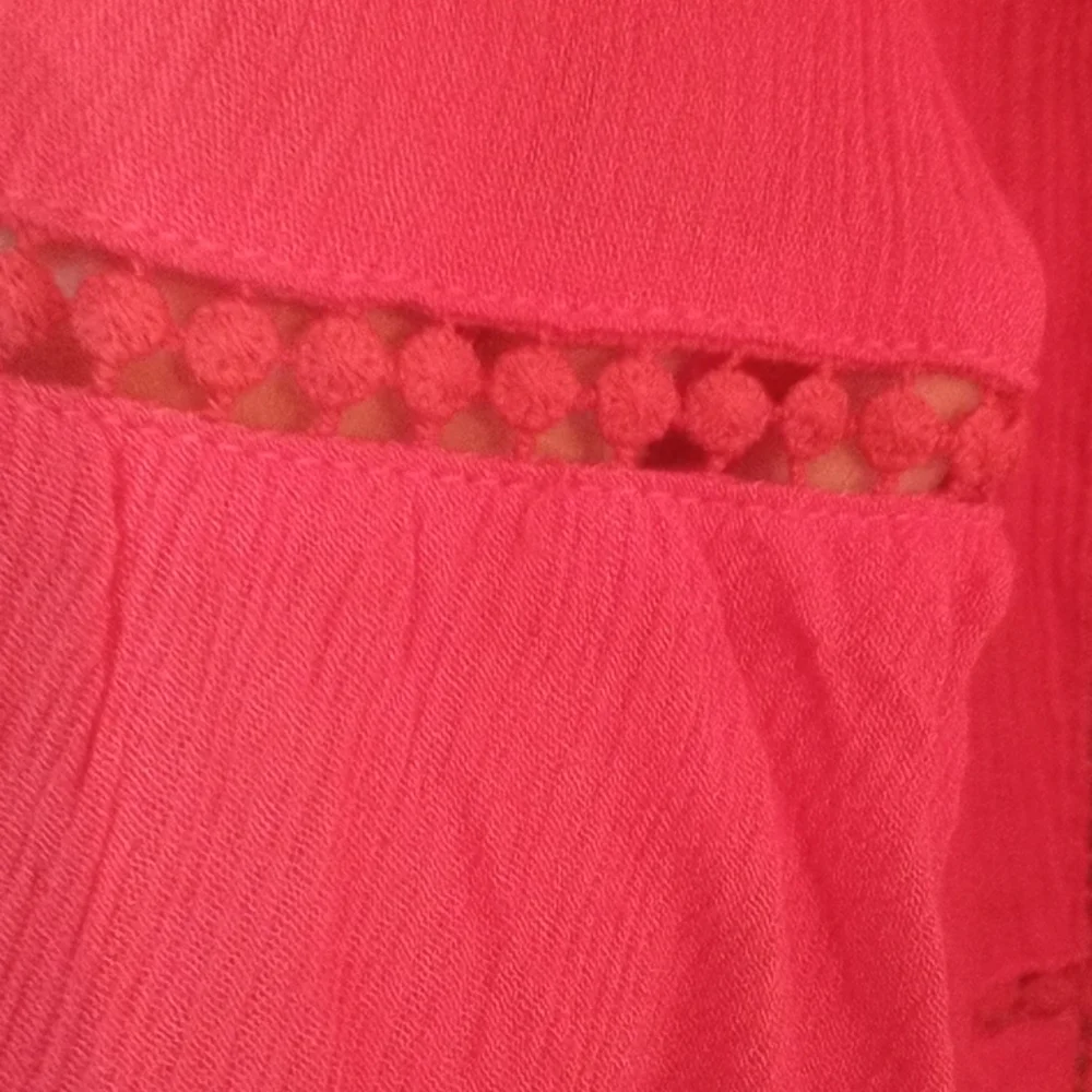 NWT🎁FREE GIFT IS INCLUDED🎁Summer Top Blouse Knitted Inlays, Bell Sleeve - Picture 7 of 13